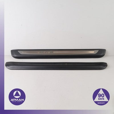 08-10 BMW E64 650i Convertible Illuminated Entry Sill Plate Trim Set OEM