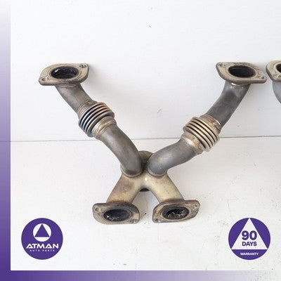 BMW F06 M6 4.4L V8 S63 Left & Right Engine Exhaust Manifold Set OEM