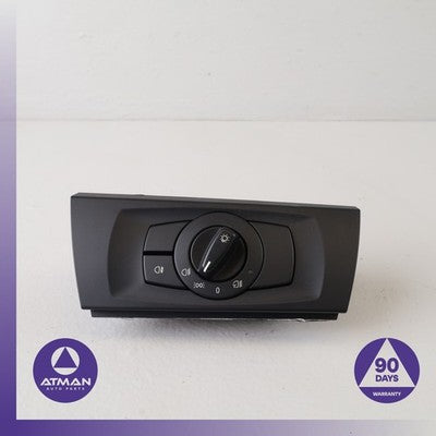 BMW E90 330i 328i Dashboard Headlight Lamp Control Switch OEM