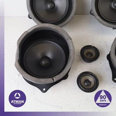 00-06 BMW E53 X5 Interior Audio Speaker Tweeter Loudspeaker Set OEM