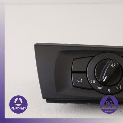 BMW E90 330i 328i Dashboard Headlight Lamp Control Switch OEM
