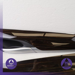 15-19 BMW F16 X6 Front & Rear Interior Door Cover Trim Wood Set OEM