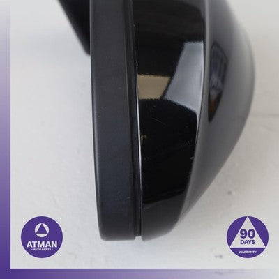 BMW E90 335i 325i Right Side Exterior Door Mirror Black OEM