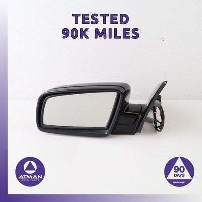 06-10 BMW E64 650i Left Driver Side Rear View Door Mirror Black OEM