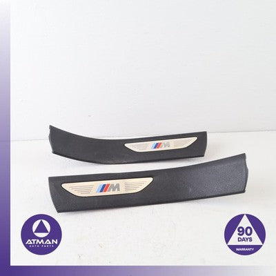 15-19 BMW F16 X6 Rear Right & Left Door Step Entry Sill Panel Set OEM