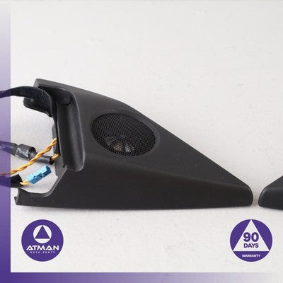 04-10 BMW E64 650i 645Ci Front Door HiFi Tweeter Speaker Loudspeaker Set OEM