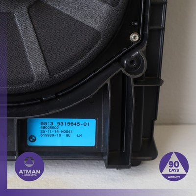 BMW F10 528i 535i Left Side Floor Speaker Subwoofer 65139169685 OEM