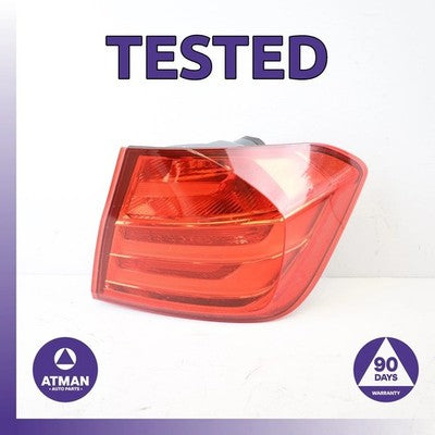 BMW F30 328i 320i Rear Right Taillight Tail Light Lamp Outer 7372786 OEM