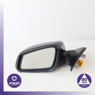 14-16 BMW F10 528i 535i 550i Left Side Rear View Door Mirror Black OEM