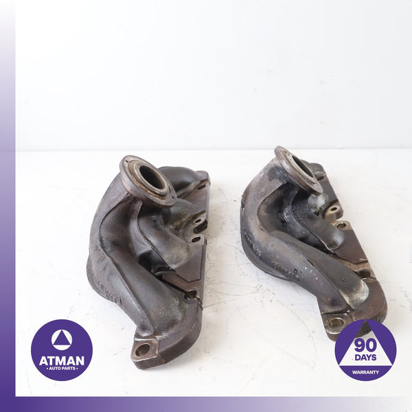 BMW F10 550i Left & Right Engine Exhaust Turbo Manifold OEM