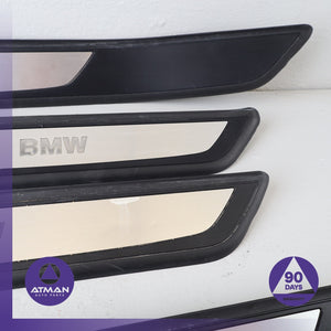 09-15 BMW F02 750Li 740Li Front & Rear Door Entrance Sill Scuff Trim Set OEM — photo 5