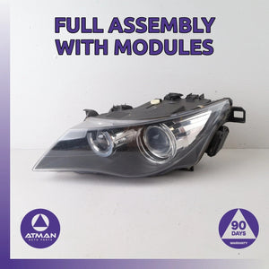 08-10 BMW E64 650i AHL Xenon Adaptive Headlight Head Light Lamp Left OEM 90k