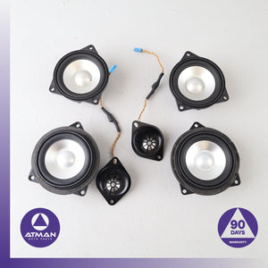 06-11 BMW E90 335i 328i Top H-Fi Interior Tweeter Speaker Loudspeaker Set OEM