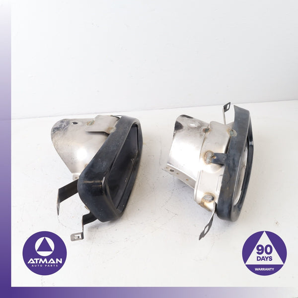 16-19 BMW G12 740i 740Li Rear Left & Right Exhaust Silencer Muffler Tip Set OEM