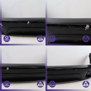 11-13 BMW E70 X5 Rear Bumper Cover Panel w/ Parking Assist Black 51127227787 OEM