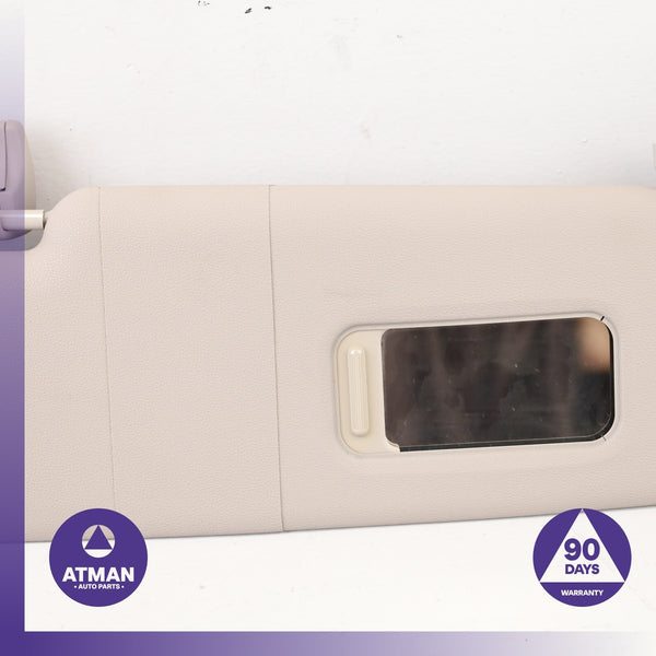 BMW E82 128i 135i Right Passenger Side Sunvisor Sun Visor Beige OEM