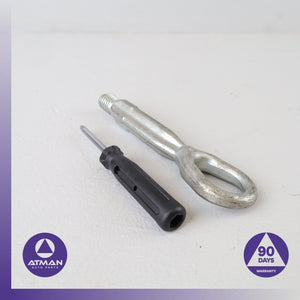 BMW F30 328i 650i Tow Hook Emergency Towing Eye Hinge Bolt Set OEM