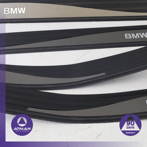 04-10 BMW E60 535i 550i Front & Rear Sill Scuff Plate Cover Panel Set OEM