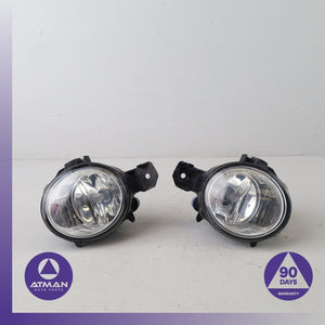 BMW E70 X5 X5M Front Left & Right Bumper Foglight Fog Light Lamp Set OEM