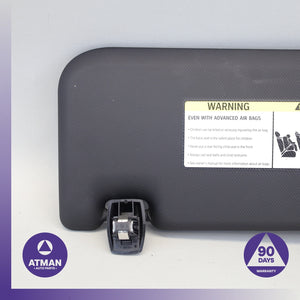 BMW F98 X4M X4 Left Driver Side Sunvisor Sun Visor Black OEM 55k