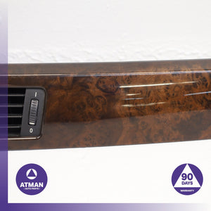BMW E93 328i 335i Dashboard A/C AC Air Vent Grille Wood Trim w/ Switch OEM
