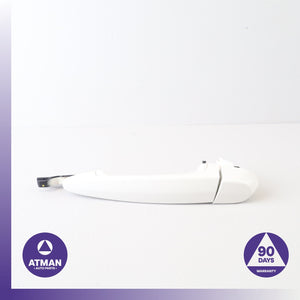 BMW E90 328i Rear Left Exterior Door Handle White OEM