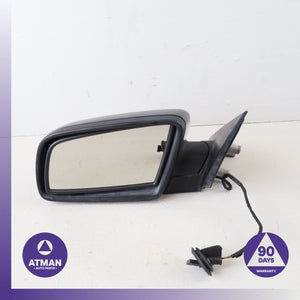 08-10 BMW E60 535i 528i Left Rear View Door Mirror Gray OEM