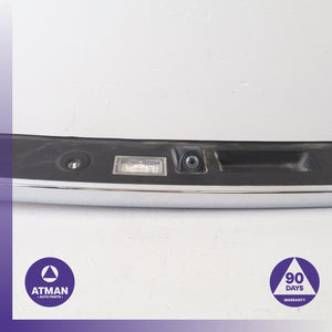 BMW F02 750i 740i Trunk License Plate Number Light Molding w/ Camera OEM — photo 3
