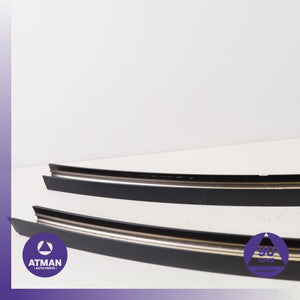 BMW F10 535i Rear Left & Right Door Window Molding Trim Set 51357182296 OEM — photo 5