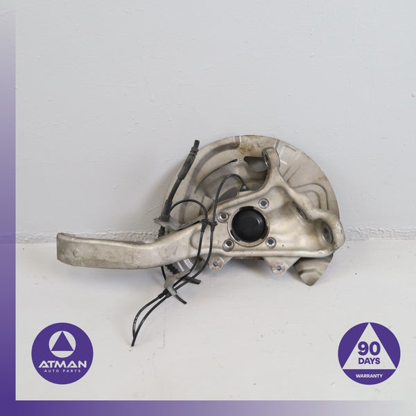 14-19 BMW F16 X6 X5 Front Left Driver Spindle Knuckle Hub w/ Shield OEM