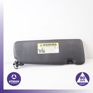08-10 BMW E64 650i Left Driver Side Sunvisor Sun Visor Black OEM — photo 6