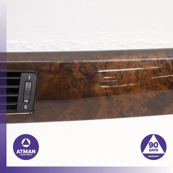 BMW E93 328i 335i Dashboard A/C AC Air Vent Grille Wood Trim w/ Switch OEM