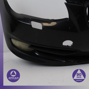 11-13 BMW E92 328i 335i Base Front Bumper Cover Panel Black 7256083 OEM