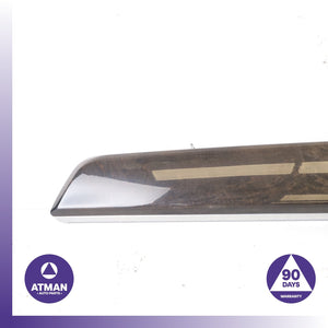 BMW F02 750i 740i Trunk Deck Shelf Cover Panel Molding Wood OEM — photo 2