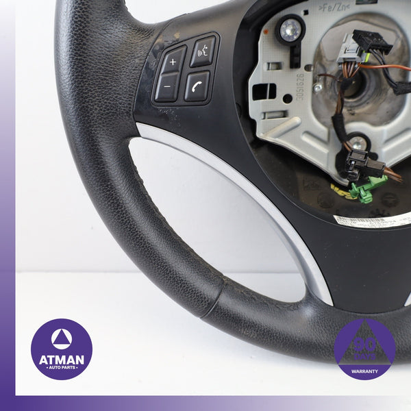 BMW E82 128i 135i Sport Steering Wheel Black w/ Switch 32306795570 OEM
