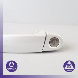 BMW F30 328i 330i Front Left Driver Side Exterior Door Handle White OEM