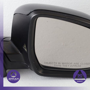 2017 BMW F25 X3 Right Rear View Door Mirror w/ Blind Spot & Camera Black OEM — photo 3