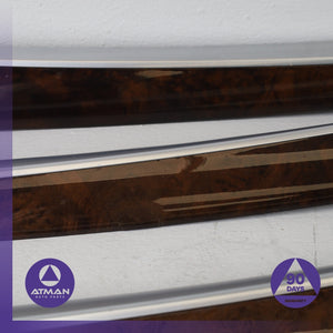 BMW E70 X5 X5M Front & Rear Interior Door Cover Panel Trim Set Wood OEM