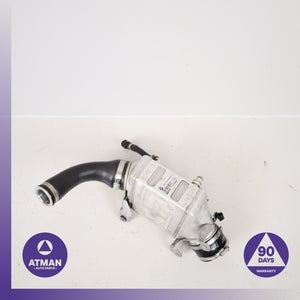 08-19 BMW F10 550i 650i 750i X6 4.4L V8 Right Side Turbocharger Intercooler OEM