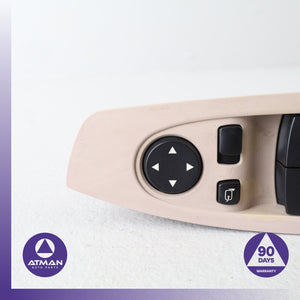 09-15 BMW F02 750i 740i Front Left Door Power Window Master Switch Beige OEM — photo 2