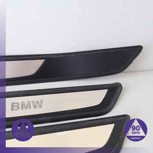 09-15 BMW F02 750Li 740Li Front & Rear Door Entrance Sill Scuff Trim Set OEM — photo 4