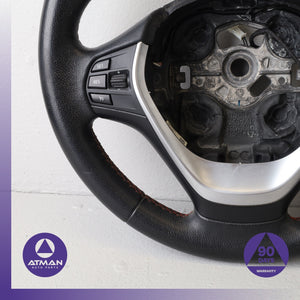 12-18 BMW F30 328i 428i Sport Steering Wheel Black OEM