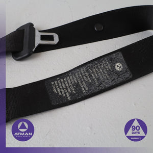 BMW E46 325i 323i 330i Front Right Side Seatbelt Seat Belt Black 7008684 OEM — photo 6