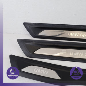 BMW F30 328i 330i 335i Front & Rear Door Step Sill Cover Panel Set OEM