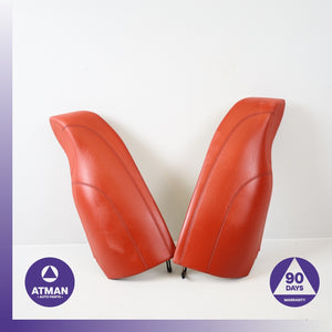14-19 BMW F06 M6 Rear Left & Right Seat Cushion Bolster Set Merino Red OEM