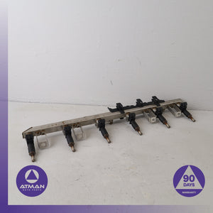 BMW E90 328i 325i Engine Motor Fuel Injector Rail w/ Injector OEM