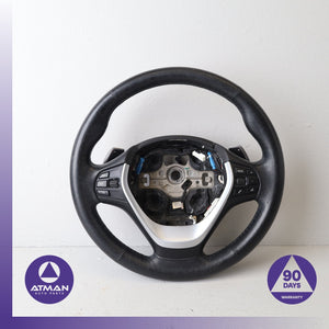 12-18 BMW F32 428i 228i 335i Steering Wheel w/ Paddle Shifters OEM