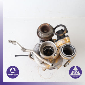 08-14 BMW F10 550i X6 Right or Left Side Turbocharger Garrett OEM — photo 2