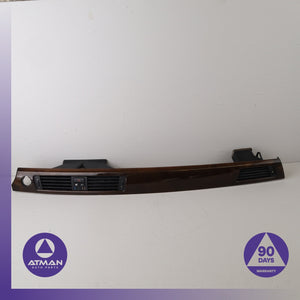 BMW E90 328i 335i Dashboard A/C AC Air Vent Grille Wood Trim w/ Switch OEM