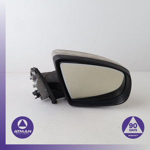 BMW E70 X5 Right Passenger Side Rear View Door Mirror Beige OEM
